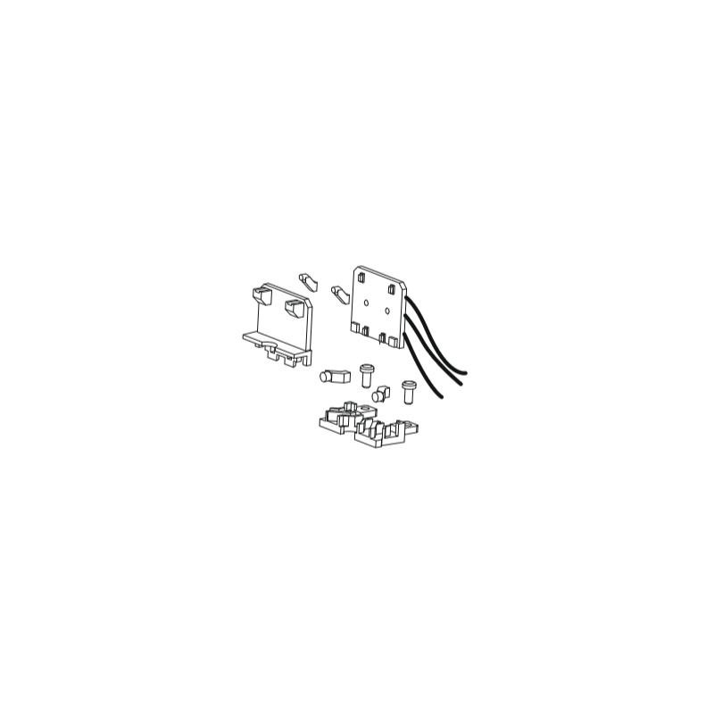 Jouef HO CC14000 – HJ2423-05 – Platines d'éclairage avec conduits de lumière blanc/rouge