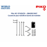 Piko HO 97420/20 – BB4200 SNCF Couvercle pour échelle et barres de maintien