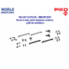 Piko HO 51372/30 – BB8100 SNCF Barres à main, porte-drapeaux, antenne, grille de ventilation