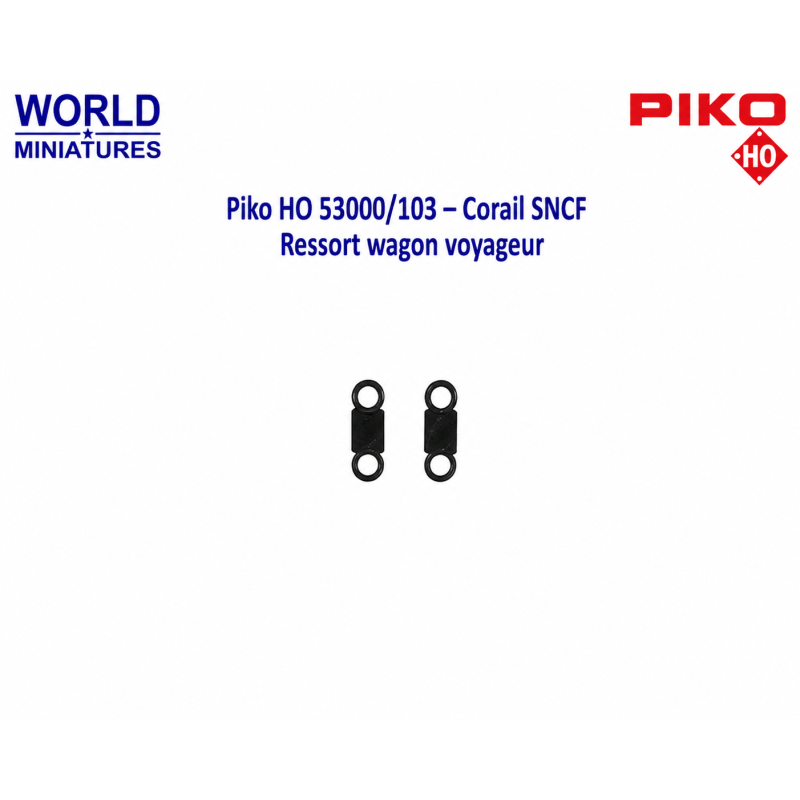 Piko HO 53000/103 – Corail SNCF Ressort wagon voyageur