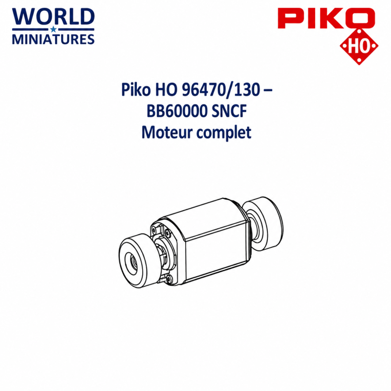 Piko HO 96470/130 – BB60000 SNCF Moteur complet