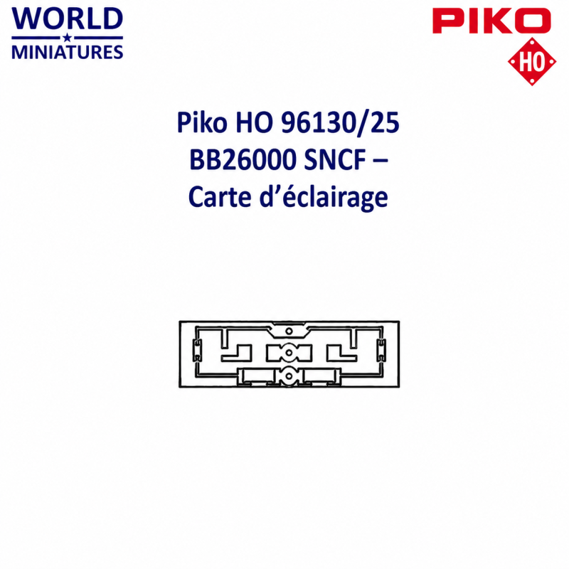 Piko HO 96130/25 BB26000 SNCF – Carte d’éclairage