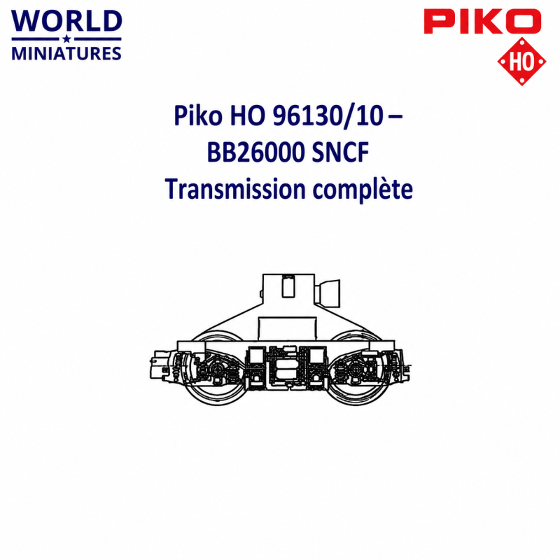 Piko HO 96130/10 – BB26000 SNCF Transmission complète
