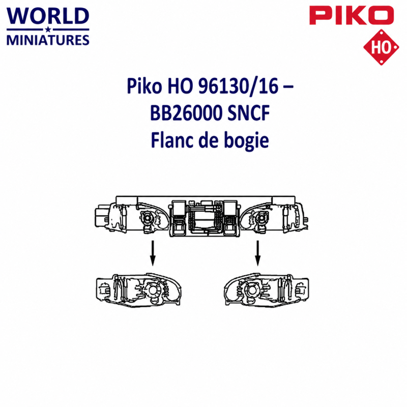 Piko HO 96130/16 – BB26000 SNCF Flanc de bogie