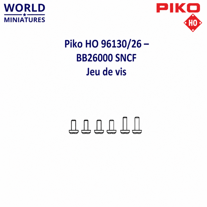 Piko HO 96130/26 – BB26000 SNCF Jeu de vis