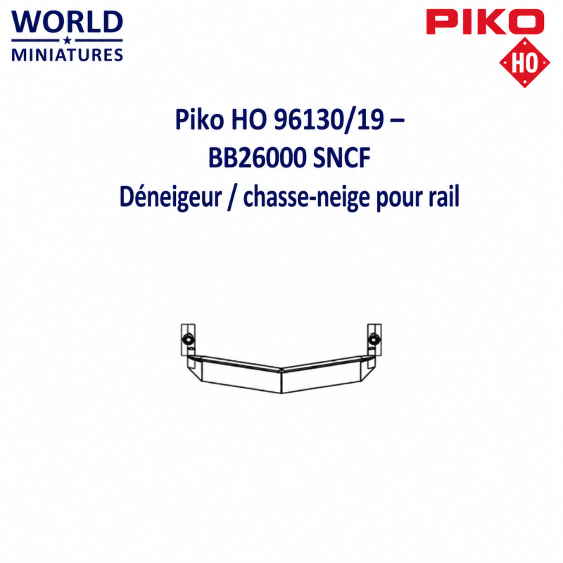 Piko HO 96130/19 – BB26000 SNCF Déneigeur / chasse-neige pour rail
