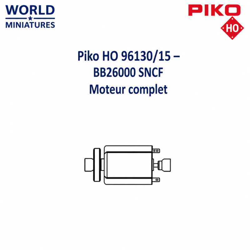 Piko HO 96130/15 – BB26000 SNCF Moteur complet