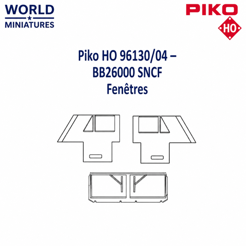 Piko HO 96130/04 – BB26000 SNCF Fenêtres