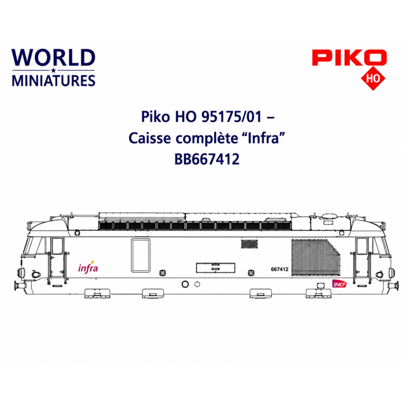 Piko HO 95175/01 – Caisse complète “Infra” BB667412