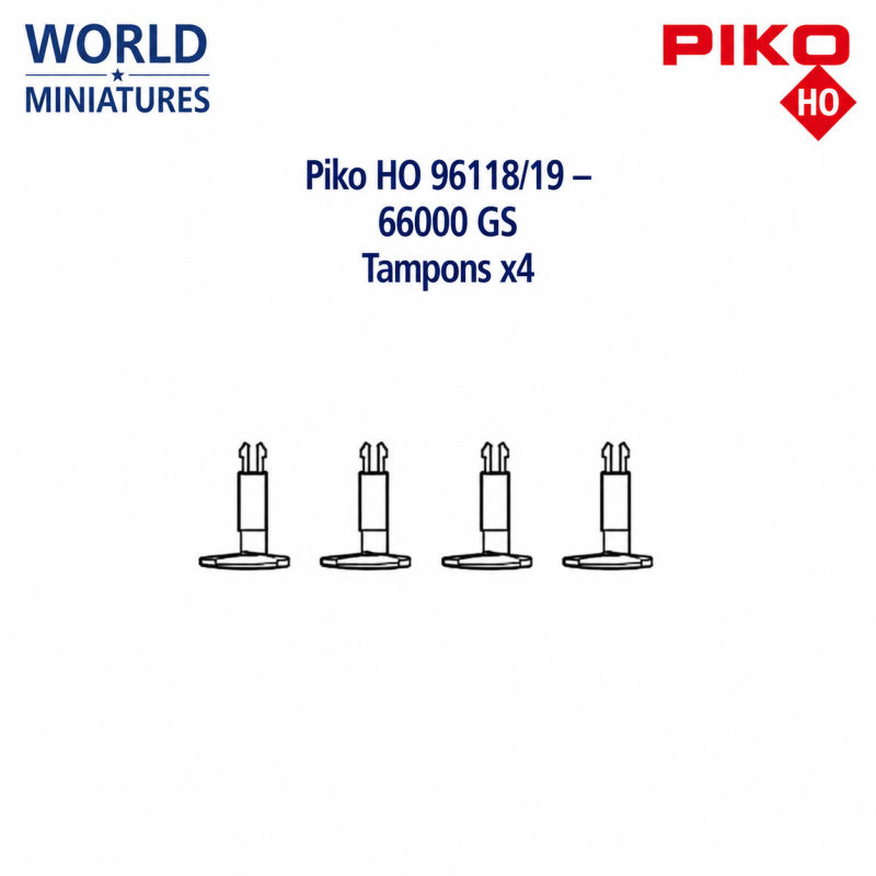 Piko HO 96118/19 – 66000 GS Tampons x4