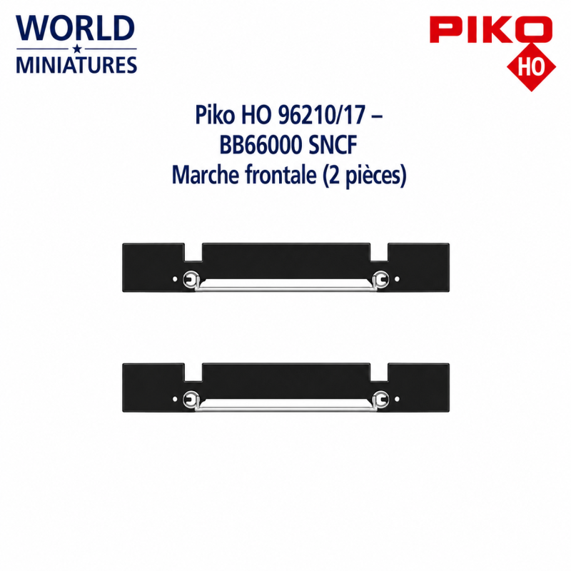 Piko HO 96210/17 – BB66000 SNCF Marche frontale (2 pièces)