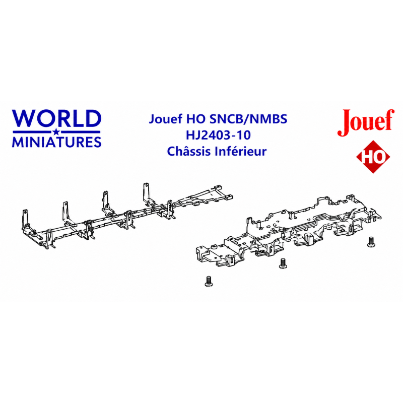 Jouef HO SNCB/NMBS – HJ2403-10 – Châssis Inférieur