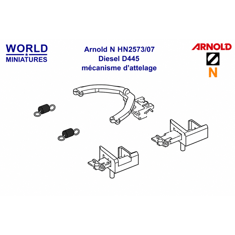 Arnold N	HN2573/07	Desel D445 mécanisme d’attelage