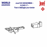 Jouef HO SNCB/NMBS – HJ2403‑17 – Pack d’attelages pour tender