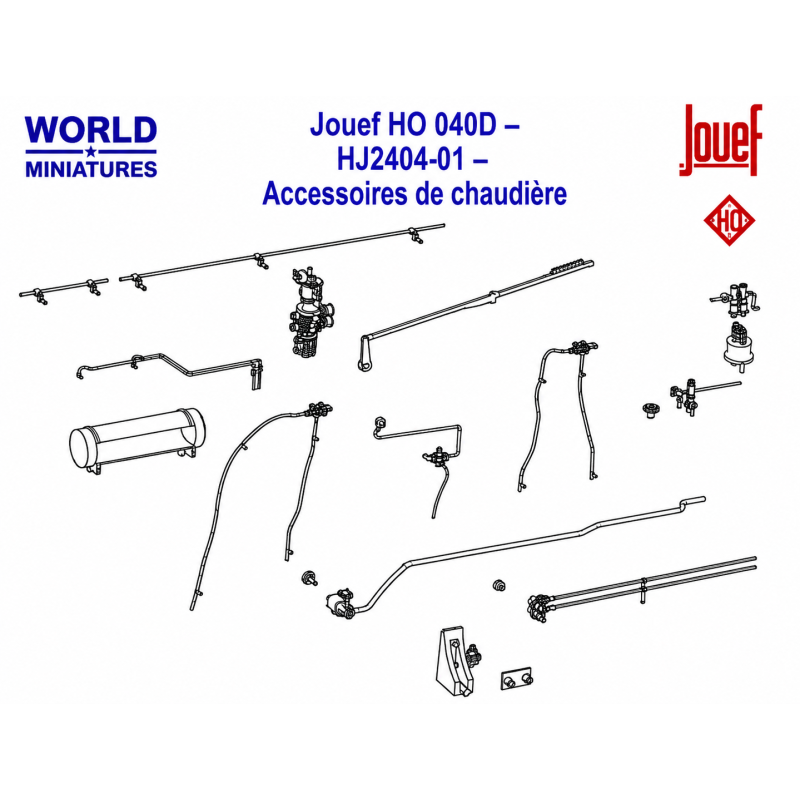 Jouef HO 040D – HJ2404-01 – Accessoires de chaudière