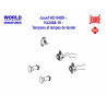 Jouef HO 040D - HJ2404-16 - Tampons et lampes de tender