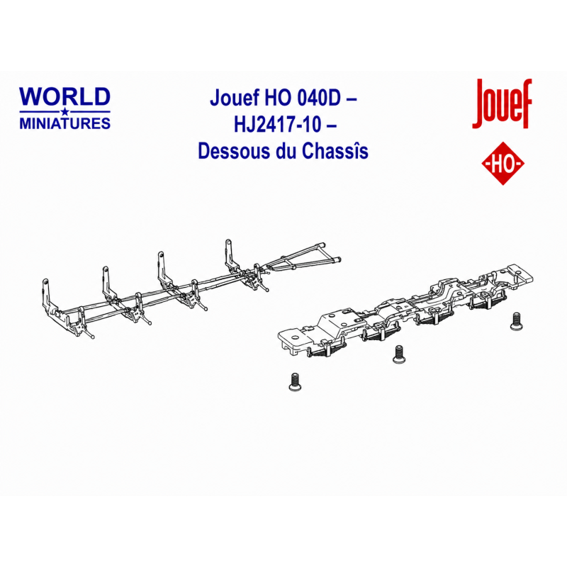 Jouef HO 040D – HJ2417-10 – Dessous du Chassîs