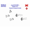 Jouef HO 040D – HJ2417-16 – Tampons et lampes de tender