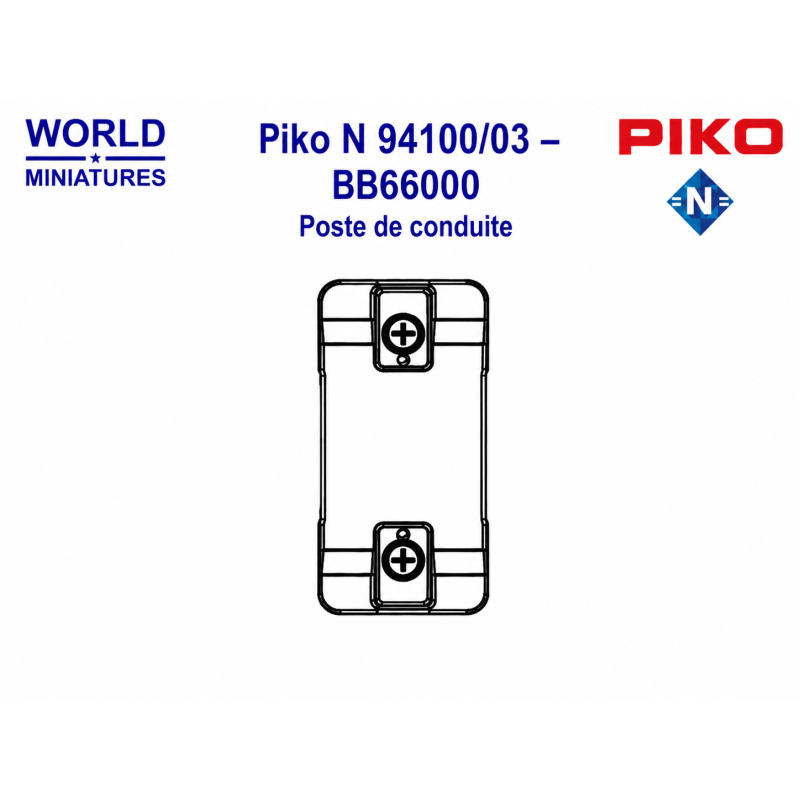 Piko N 94100/03 – BB66000 Poste de conduite