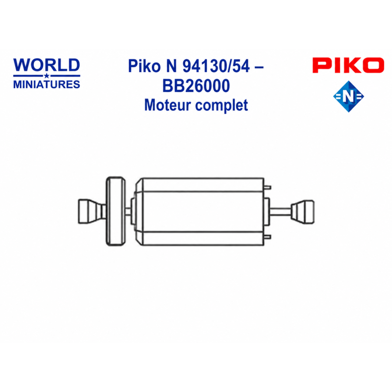 Piko N 94130/54 – BB26000 Moteur Complet