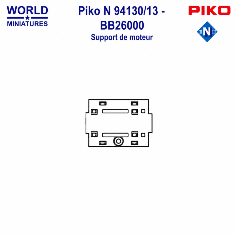 Piko N 94130/13 - BB26000 Support de moteur