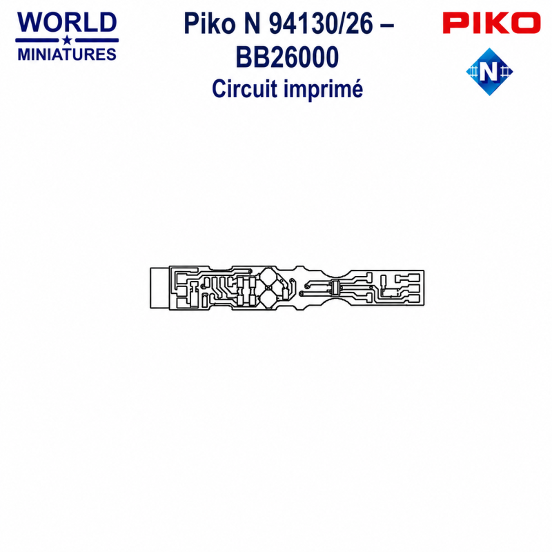 Piko N 94130/26 – BB26000 Circuit imprimé