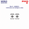 Piko N - 40400/26 - G1206 Essieux avec bandagés (2 unités)