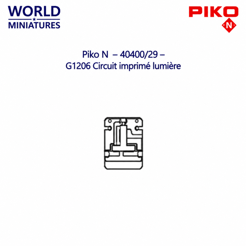 Piko N - 40400/29 - G1206 Circuit imprimé lumière