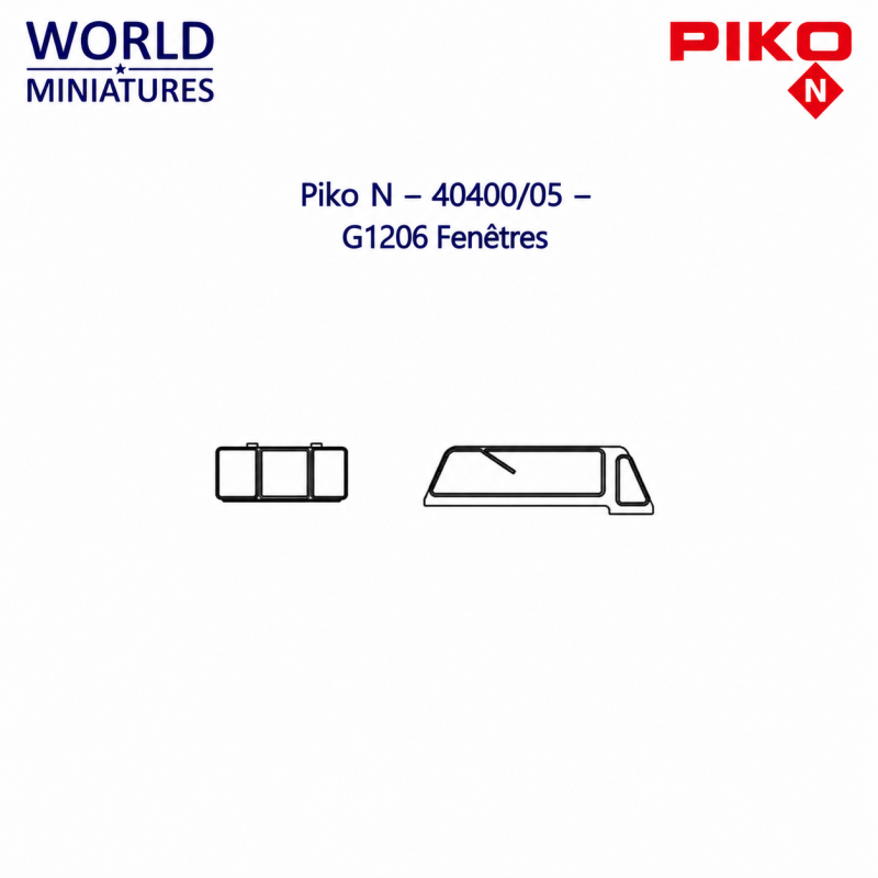 Piko N - 40400/05 - G1206 Fenêtres