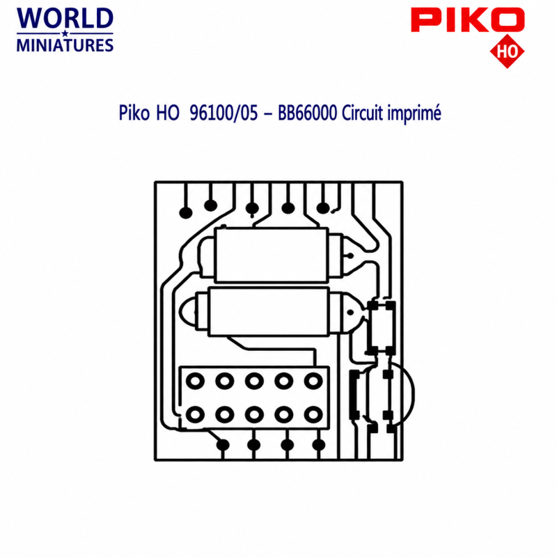 Piko HO 96100/05 – BB66000 Circuit imprimé