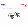 Piko HO 96470/38 – BB60000 Essieux avec bandage d’adhérence (2 pièces) – DC