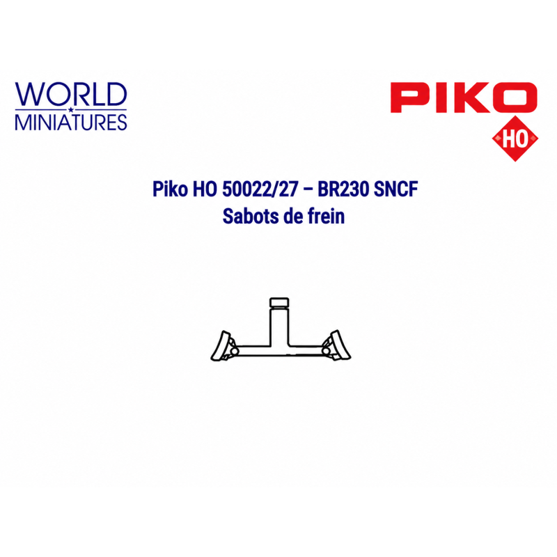 Piko HO 50022/27 – BR230 SNCF Sabots de frein