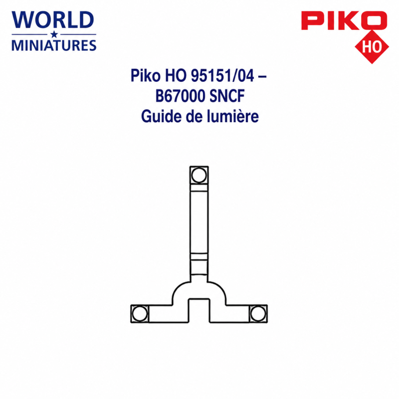 Piko HO 95151/04 – B67000 SNCF Guide de lumière