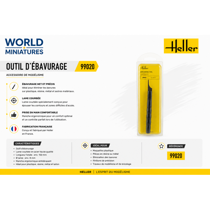 Heller 99020 – Outil d’ébavurage