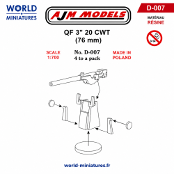 AJM Models D007 – QF 3" 20...