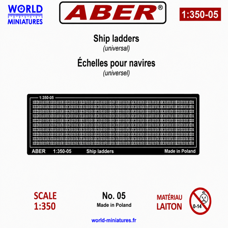 Aber S 1:350-05 – Échelles pour navires