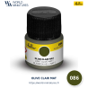 Heller 086 – Peinture Acrylique Olive Clair Mat 12ml