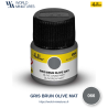 Heller 066 – Peinture Acrylique Gris Brun Olive Mat 12ml