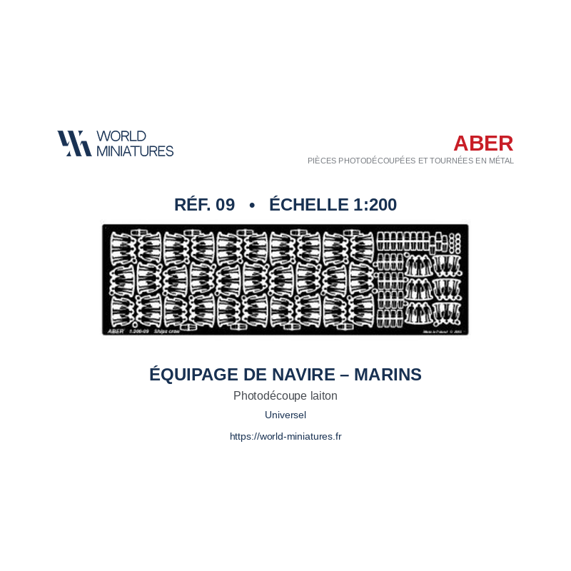 Aber S 1:200-09 – Équipage de navire (Marins)