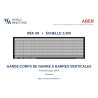Aber S 1:200-08 – Garde-corps de navire à barres verticales