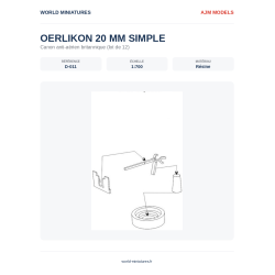 AJM Models D011 – Oerlikon...