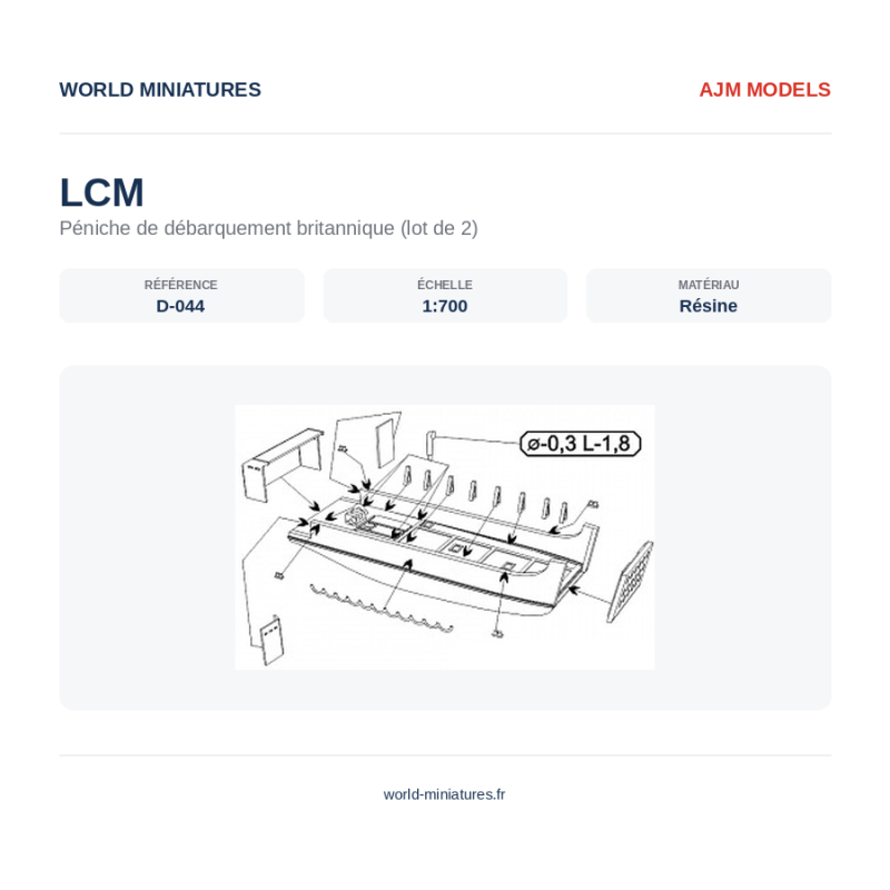 AJM Models D044 – LCM – 1/700
