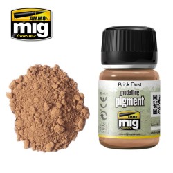 AMMO MIG 3015 – Pigment Poussière Brique – 35 ml