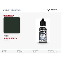 Vallejo 70.980 Noir Vert 18...