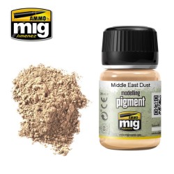 AMMO MIG 3018 – Pigment Poussière Moyen-Orient – 35 ml