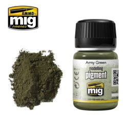 AMMO MIG 3019 – Pigment Vert Armée – 35 ml