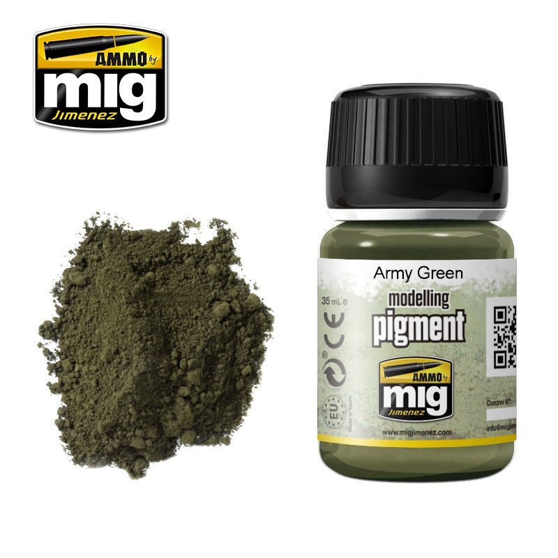 A.mig-3019 Pigment Vert Armée 35ml