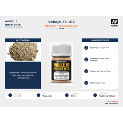 Vallejo 73.102 Pigment Ocre...