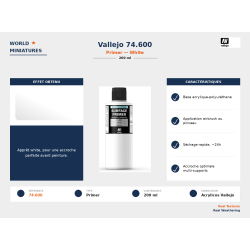 Vallejo 74.600 Apprêt Blanc...