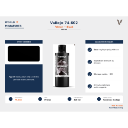 Vallejo 74.602 Apprêt Noir...